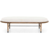 Petra 62" Ottoman, Knoll Natural-Furniture - Accent Tables-High Fashion Home