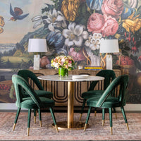Petra Side Chair, Forest Green