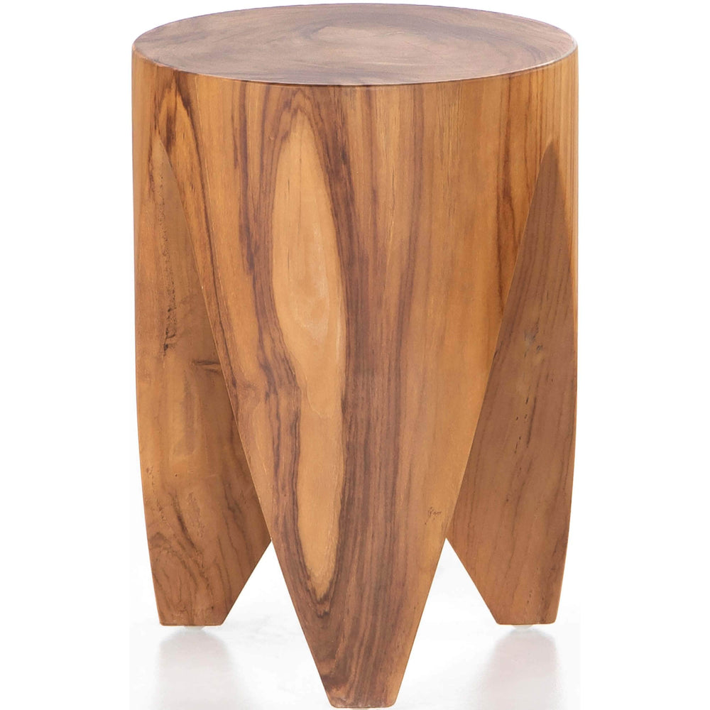 Petros End Table, Natural-Furniture - Accent Tables-High Fashion Home