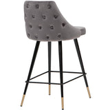 Piccolo Counter Chair, Dark Gray - Furniture - Dining - High Fashion Home