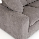 Plume 2 Piece 136 "Sectional, Harbor Grey