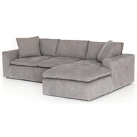 Plume RAF Sectional, Harbor Grey - Modern Furniture - Sectionals - High Fashion Home