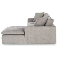 Plume RAF Sectional, Harbor Grey - Modern Furniture - Sectionals - High Fashion Home