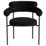 Portia Dining Chair, Black, Set of 2-Furniture - Dining-High Fashion Home
