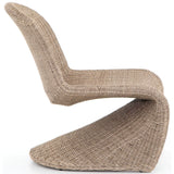Portia Outdoor Chair, Vintage White - Modern Furniture - Accent Chairs - High Fashion Home