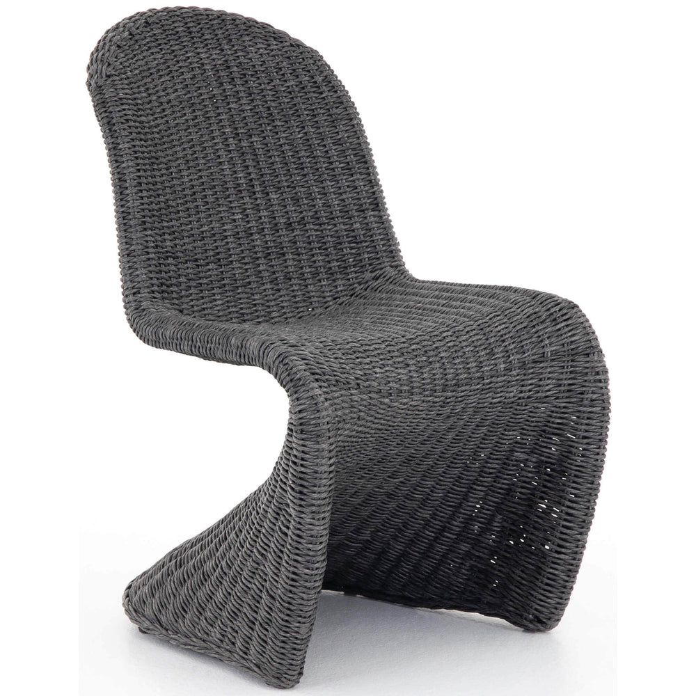 Portia Outdoor Dining Chair, Vintage Charcoal - Furniture - Dining - High Fashion Home