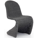Portia Outdoor Dining Chair, Vintage Charcoal - Furniture - Dining - High Fashion Home