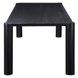 Post Dining Table, Black
