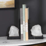 Quartz Bookends, Set of 2 - Accessories - High Fashion Home