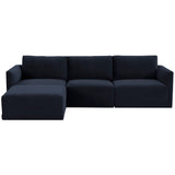 Willow Modular Sectional, Navy-Furniture - Sofas-High Fashion Home