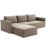 Willow Modular Sectional, Taupe-Furniture - Sofas-High Fashion Home