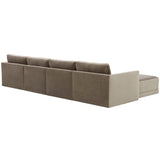 Willow Modular U Sectional, Taupe-Furniture - Sofas-High Fashion Home
