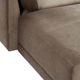Willow LAF Modular Sectional, Taupe-Furniture - Sofas-High Fashion Home