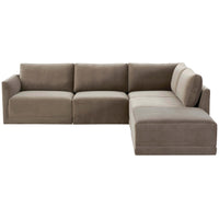 Willow RAF Modular Sectional, Taupe-Furniture - Sofas-High Fashion Home