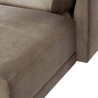 Willow RAF Modular Sectional, Taupe-Furniture - Sofas-High Fashion Home