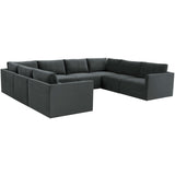 Willow Large U Modular Sectional, Charcoal-Furniture - Sofas-High Fashion Home