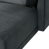 Willow RAF Modular Sectional, Charcoal-Furniture - Sofas-High Fashion Home