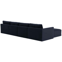 Willow Modular U Sectional, Navy-Furniture - Sofas-High Fashion Home