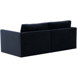 Willow 2 Piece Modular Loveseat, Navy-Furniture - Sofas-High Fashion Home
