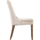 Racquel Dining Chair, Romo Linen - Furniture - Dining - High Fashion Home