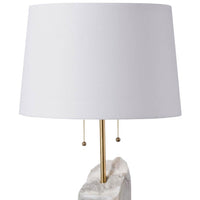 Raw Alabaster Table Lamp
