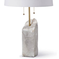 Raw Alabaster Table Lamp