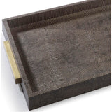 Shagreen Boutique Tray, Rectangle - Accessories - High Fashion Home