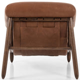 Reggie Leather Chair, Heirloom Sienna-Furniture - Chairs-High Fashion Home