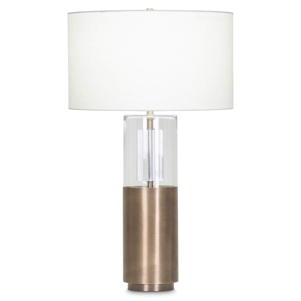 Riley Table Lamp, Off-White Linen Shade
