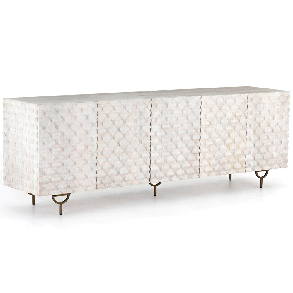Rio Media Console, Whitewash by Four Hands