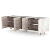 Rio Media Console, Whitewash by Four Hands