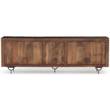 Rio Media Console, Antique Brown - Furniture - Accent Tables - High Fashion Home