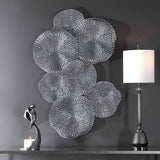 Ripley Wall Art, Pewter - Accessories - High Fashion Home