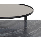 Rivas Coffee Table, Grey-Furniture - Accent Tables-High Fashion Home