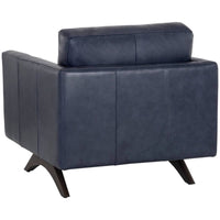 Rogers Leather Chair, Cortina Ink-Furniture - Chairs-High Fashion Home