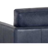 Rogers Leather Chair, Cortina Ink-Furniture - Chairs-High Fashion Home