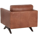 Rogers Leather Chair, Shalimar Tobacco-Furniture - Chairs-High Fashion Home