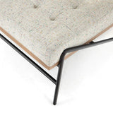 Romy Leather Chair, Neutral Fleck-Furniture - Chairs-High Fashion Home