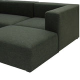 Romy Lounge Modular Sectional, Dark Green