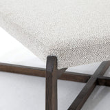 Roscoe Ottoman, Brunswick Pebble - Furniture - Chairs - High Fashion Home