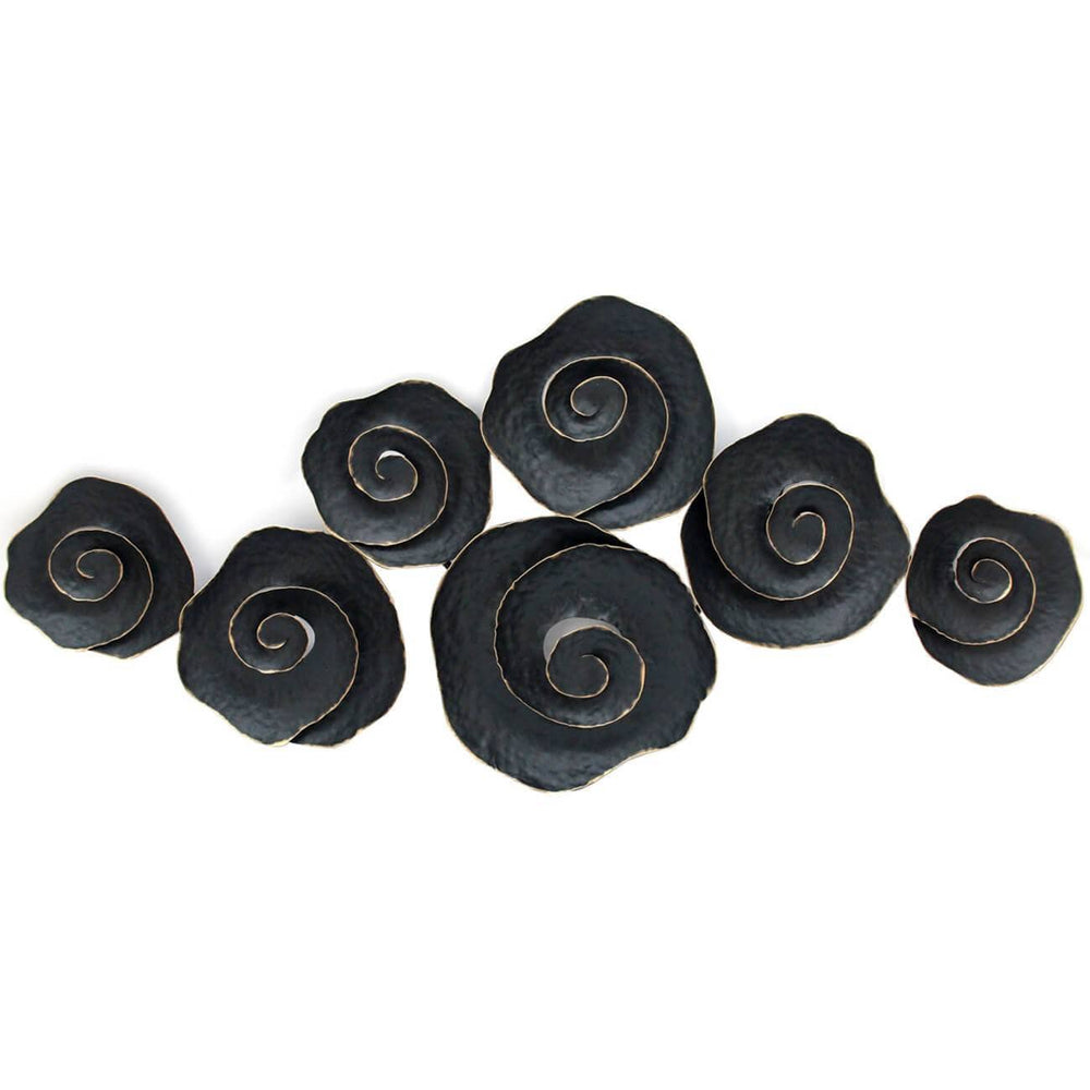 Rose Wall Decor, Black - Accessories - High Fashion Home