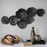 Rose Wall Decor, Black - Accessories - High Fashion Home