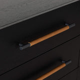 Rosedale 6 Drawer Dresser, Ebony Oak by Four Hands