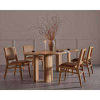 Sage Leather Dining Chair, Sedona Butterscotch, Set of 2-Furniture - Dining-High Fashion Home