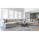 Salvadore Sectional, Kenley Moondust - Modern Furniture - Sectionals - High Fashion Home