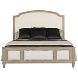 Santa Barbara Upholstered Sleigh Bed - Modern Furniture - Beds - High Fashion Home