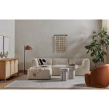 Sante End Table, Matte White-Furniture - Accent Tables-High Fashion Home