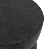 Sante End Table, Raw Black-Furniture - Accent Tables-High Fashion Home