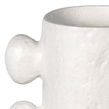 Sanya Small Vase, White-Accessories-High Fashion Home