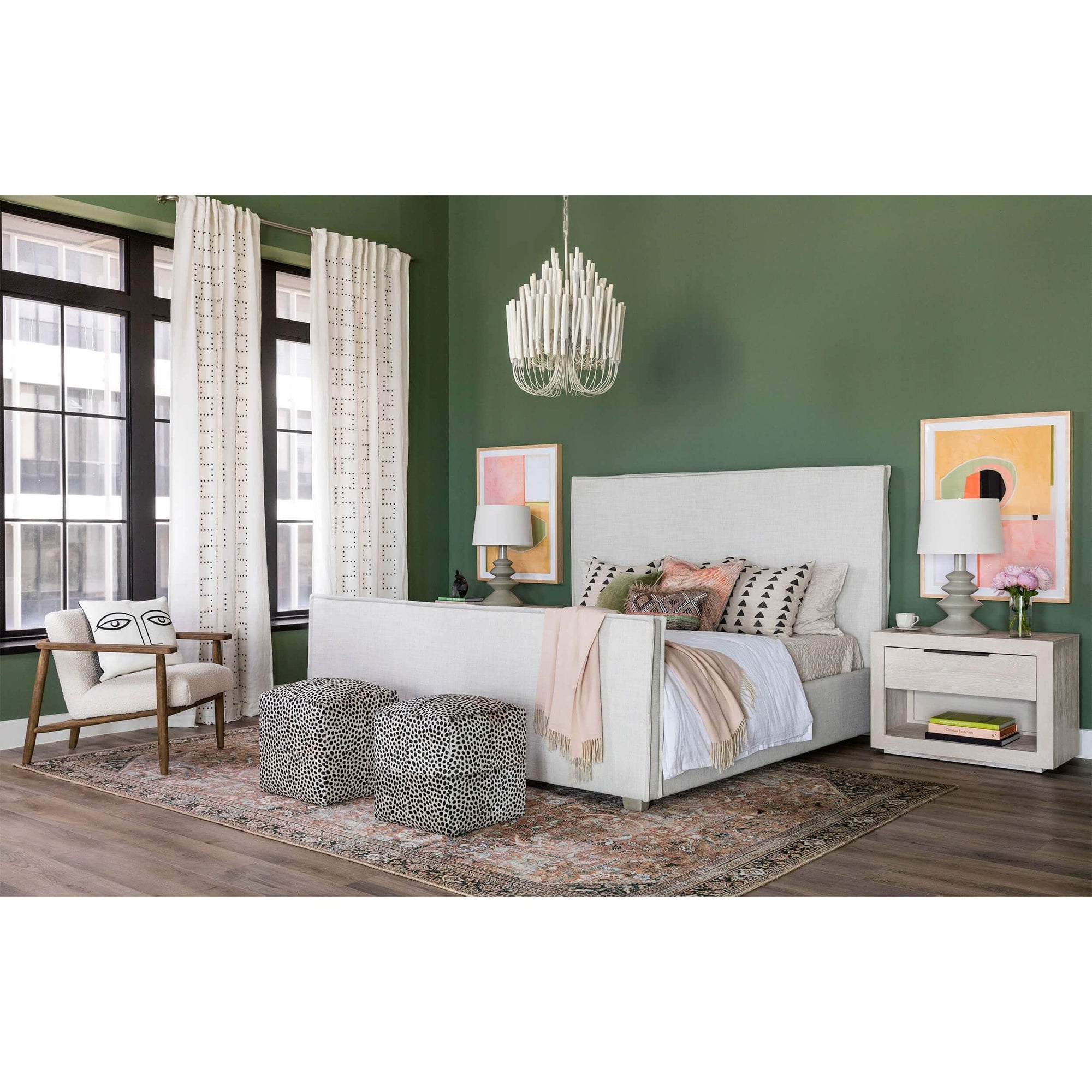 Sawyer Upholstered Bed High Fashion Home